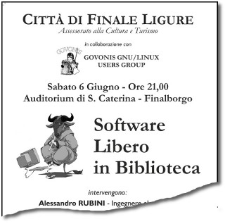 Conferenza Software Libero in Biblioteca